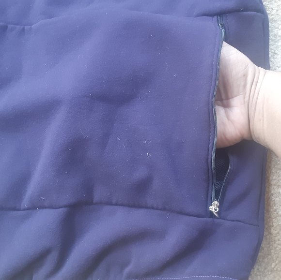 Vintage Y2K Performance Bicycle Fleece Cycling Jersey, Rear Zip Kangaroo Pocket - Picture 15 of 16